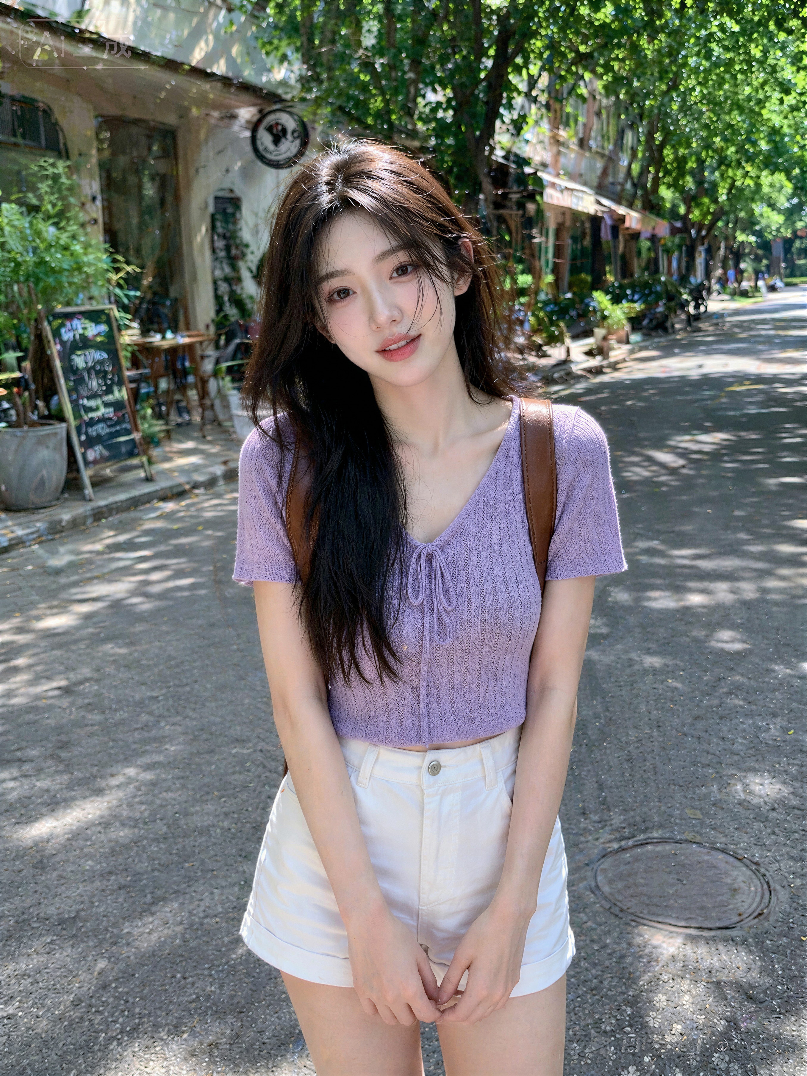 黑色廓形女装大片